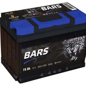 Аккумулятор BARS 6СТ-75 75Ah 650A 278x175x190 "- +"