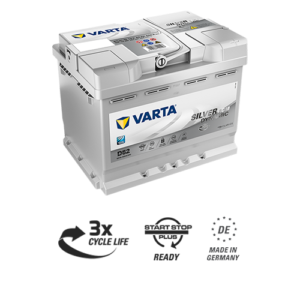 Аккумулятор Varta Silver Dynamic AGM D52 60Ah 680A 242x175x190 "- +"