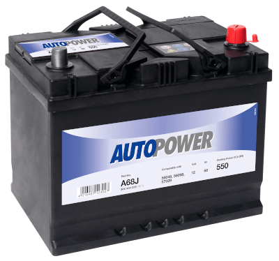 Аккумулятор Autopower 68Ah 550A 260x175x225 "- +"