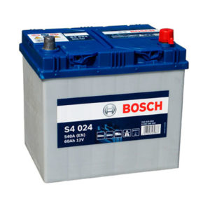 Аккумулятор BOSCH S4 024 60Ah 540A 232x175x225 "- +"