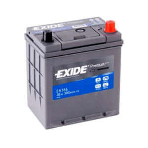 Аккумулятор EXIDE PREMIUM ЕА386 38Ah 300A 187x127x220 "- +"
