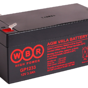 Аккумулятор WBR GP 1233 3,3Ah 0,9A 134x67x65