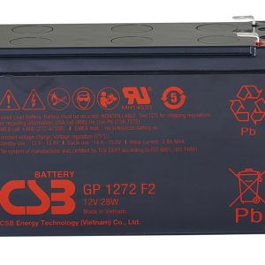 Аккумулятор CSB GP 1272 28W F2 7,2Ah 2,8A 150,9x64,8x94,3