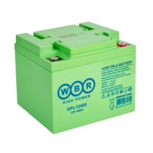 Аккумулятор WBR GPL12400 40Ah 12A 198x166x170