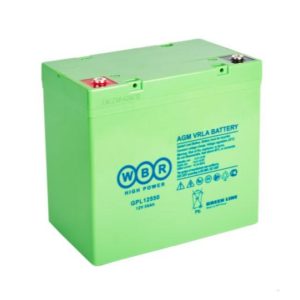 Аккумулятор WBR GPL12550 55Ah 16,5A 226x135x214