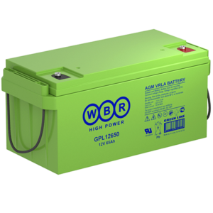 Аккумулятор WBR GPL12650 65Ah 19,5A 350x166x174