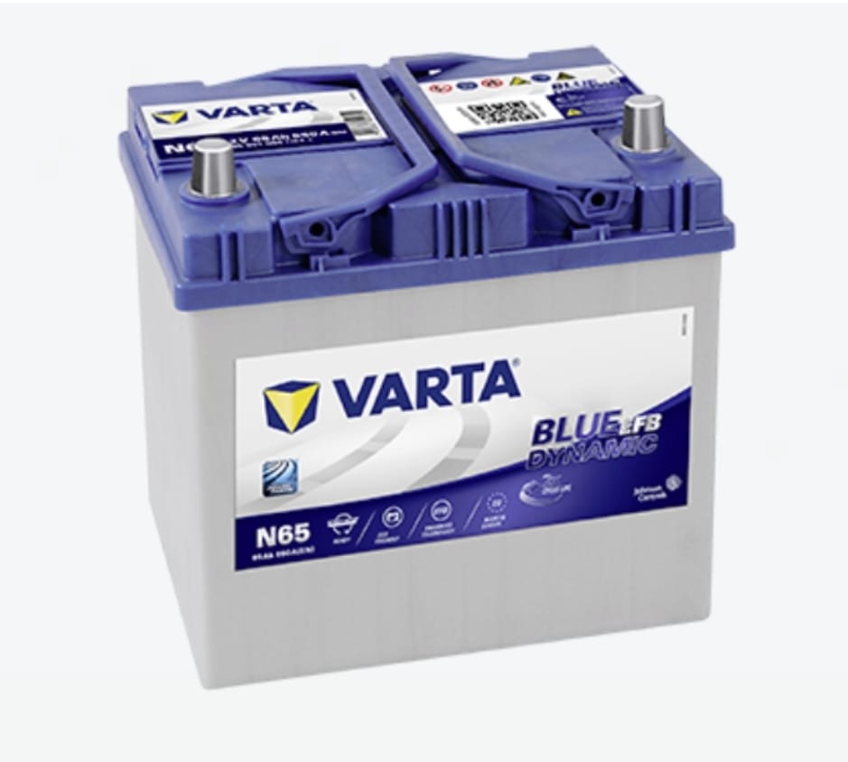 Аккумулятор Varta Blue Dynamic EFB N65 65Ah 650A 232x175x225 "- +"