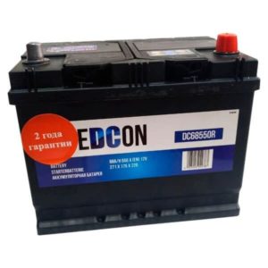 Аккумулятор Edcon 68Ah 550A 260x175x225 "- +"