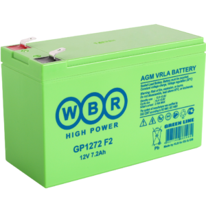 Аккумулятор WBR GP 1272 F2 7,2Ah 2,16A 151x65x102