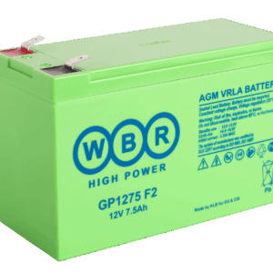 Аккумулятор WBR GP 1275 F2 7,5Ah 2,16A 151x65x102